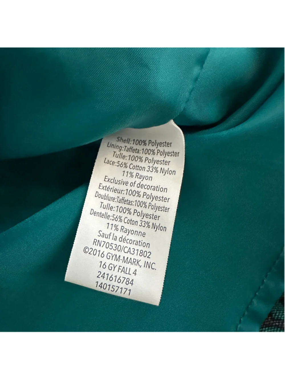 Gymboree Dressed Up Girls Dress Size 10 Teal Black Rose Print Lace Tulle